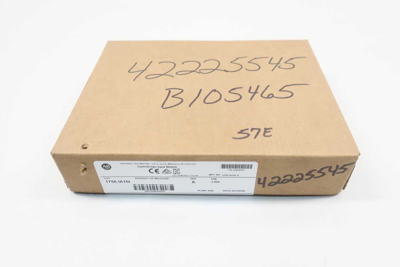 NEW ALLEN BRADLEY 1756-IA16I CONTROLLOGIX INPUT MODULE SER A - AUTOMATION & CONTROLS