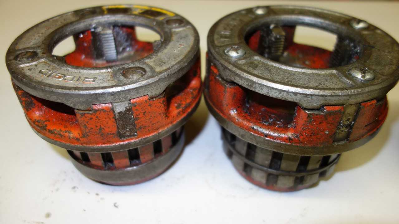 LOT OF 2 RIDGID 2 IN DIE HEADS - ELECTRIC POWER TOOLS