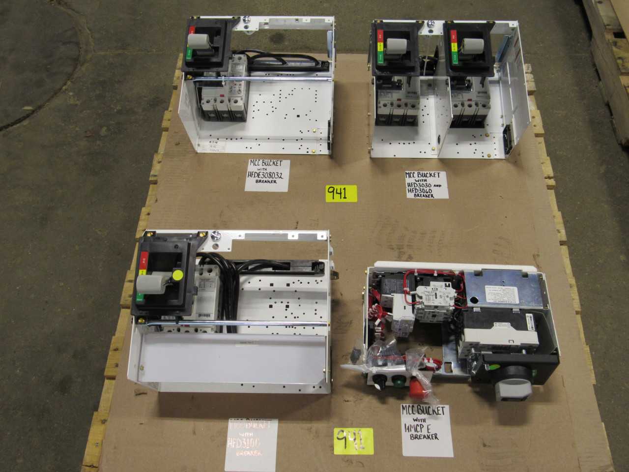 MCC buckets - MOTOR CONTROL CENTERS