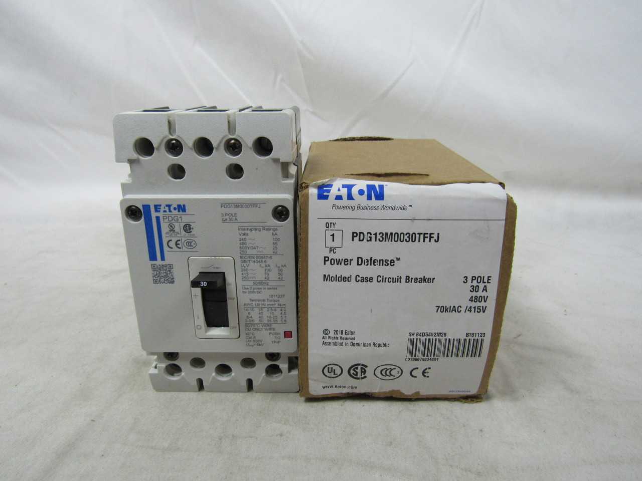 Quantity of 12x Assorted MCCB/Molded Case Circuit Breakers - CIRCUIT BREAKERS