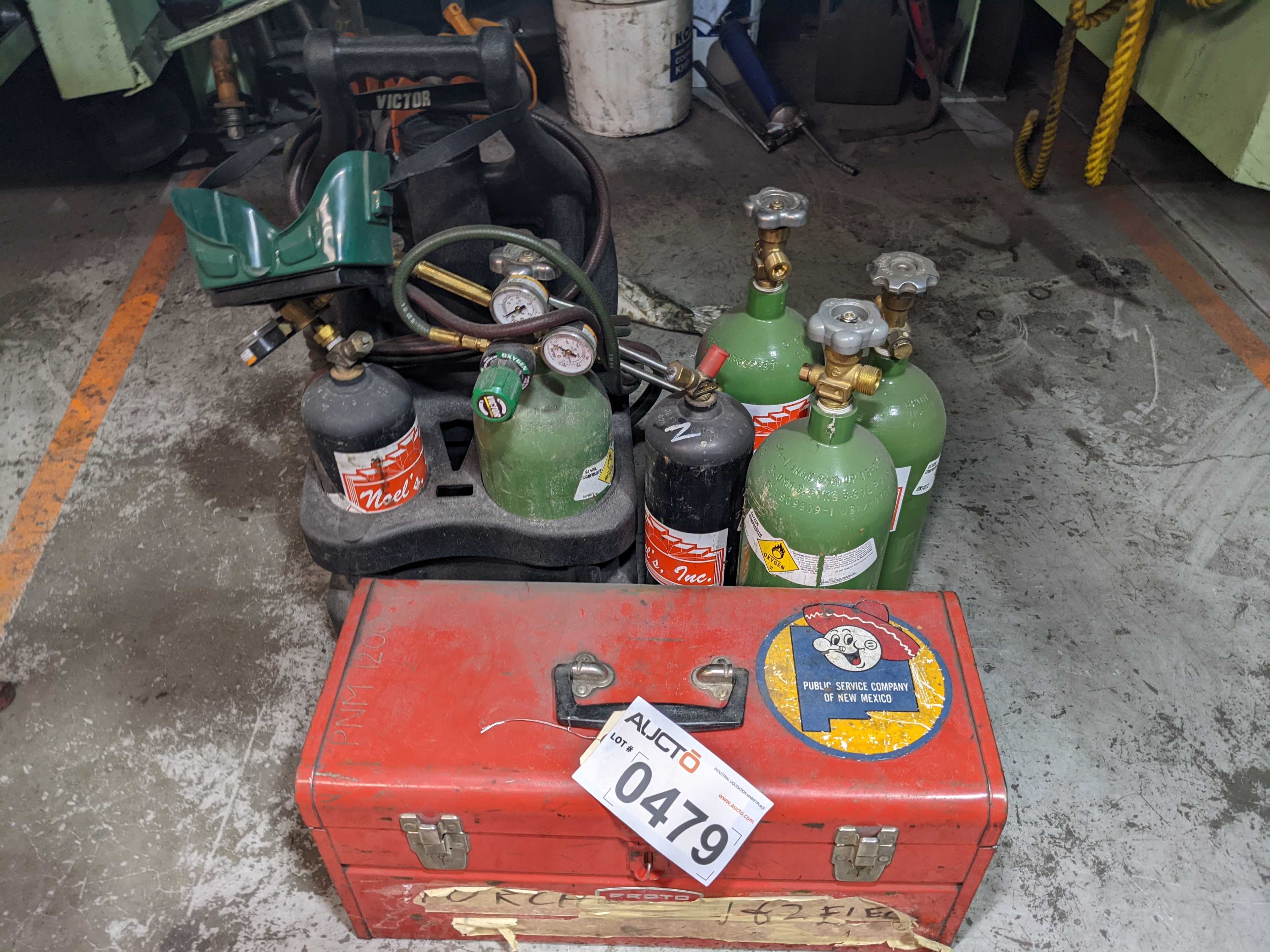 LOT OF ASSORTED WELDING/REGULATORS - WELDING SUPPLIES
