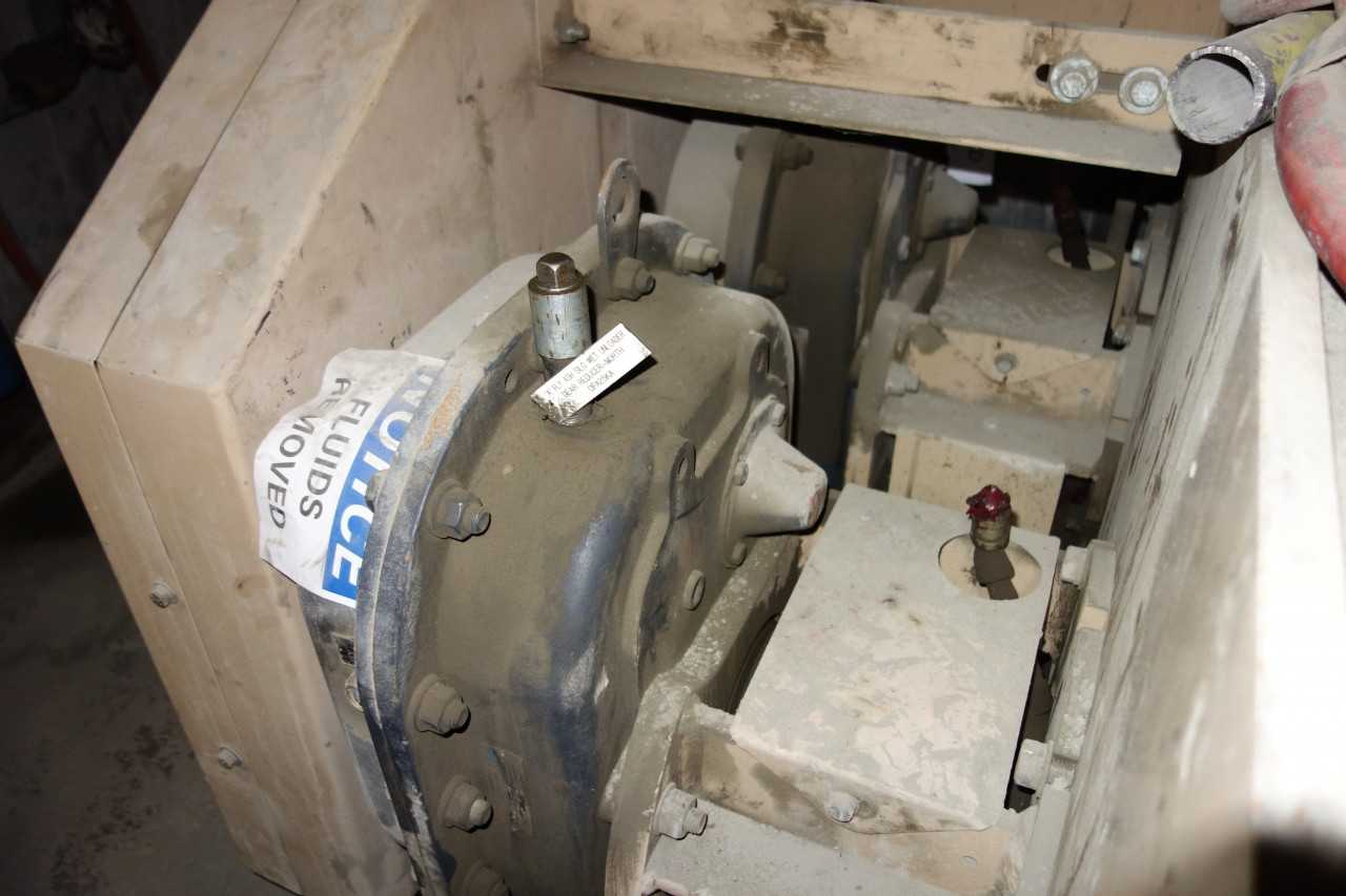 UNITED CONVEYOR MODEL 4050 6200-49-02012-115600 FLY ASH PIN PADDLE WET MIXER UNLOADER - PROCESS EQUIPMENT