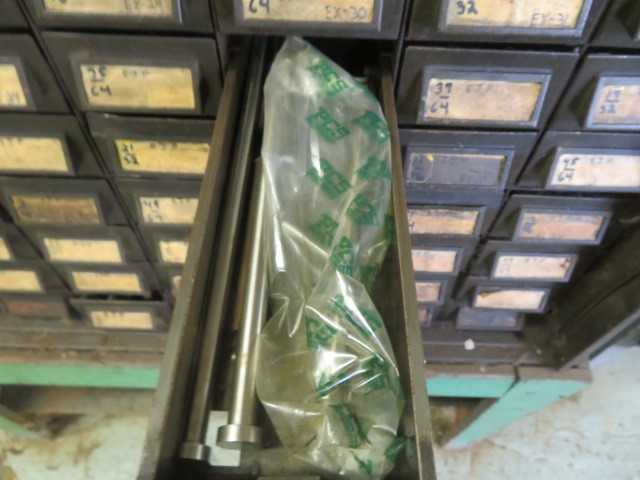 All cabinets and contents seen in pictures, ejection pins - INDUSTRIAL PARTS