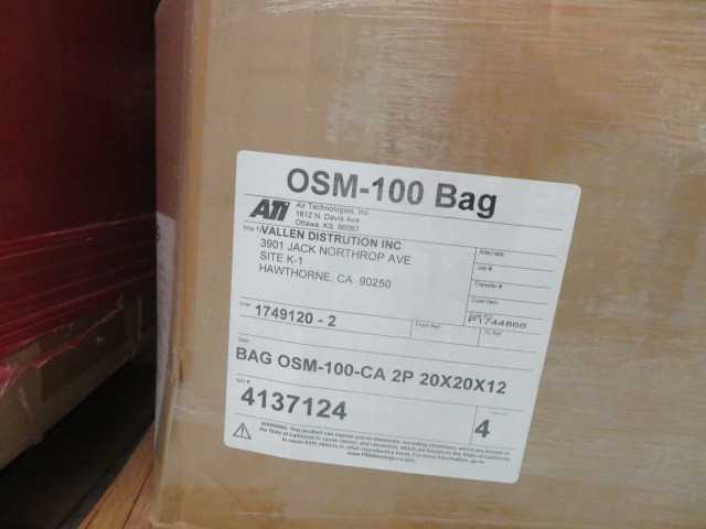 Air Technologies OSM 100 Bag CA 2P  20 X 20 X 12 new (lot) pallet - MISCELLANEOUS