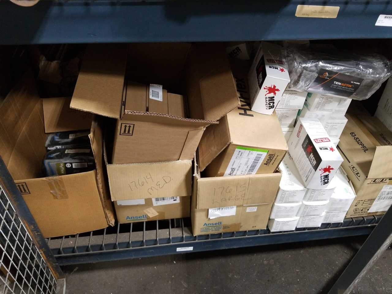 CONTENTS OF RACKING (1 SECTION) PPE - MISCELLANEOUS