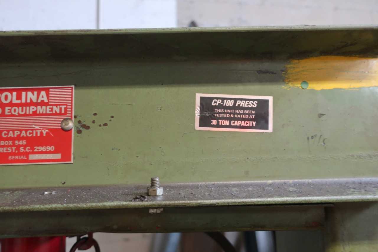 CAROLINE CP 100 30 TON PRESS - PRESSES