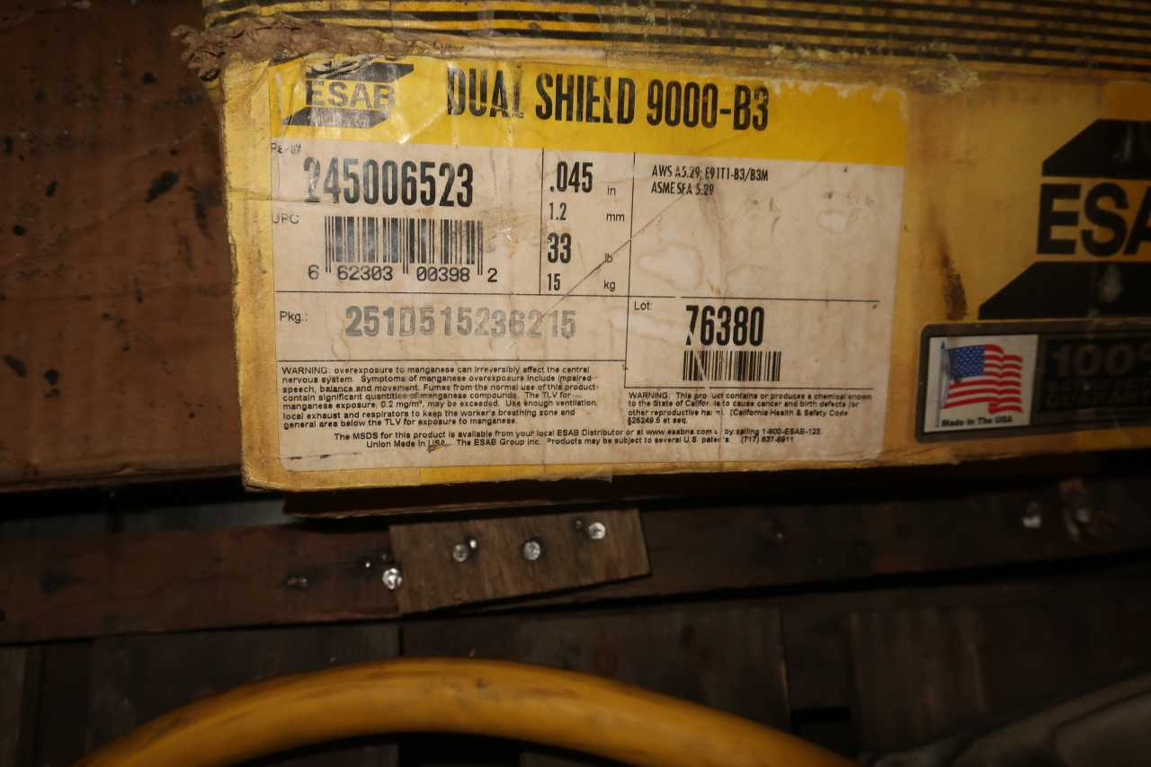 5 PALLETS OF ASSORTED WELDING EQUIPMENT HOSES ELECTRODES MIG WIRE TORCHES - WELDING EQUIPMENT