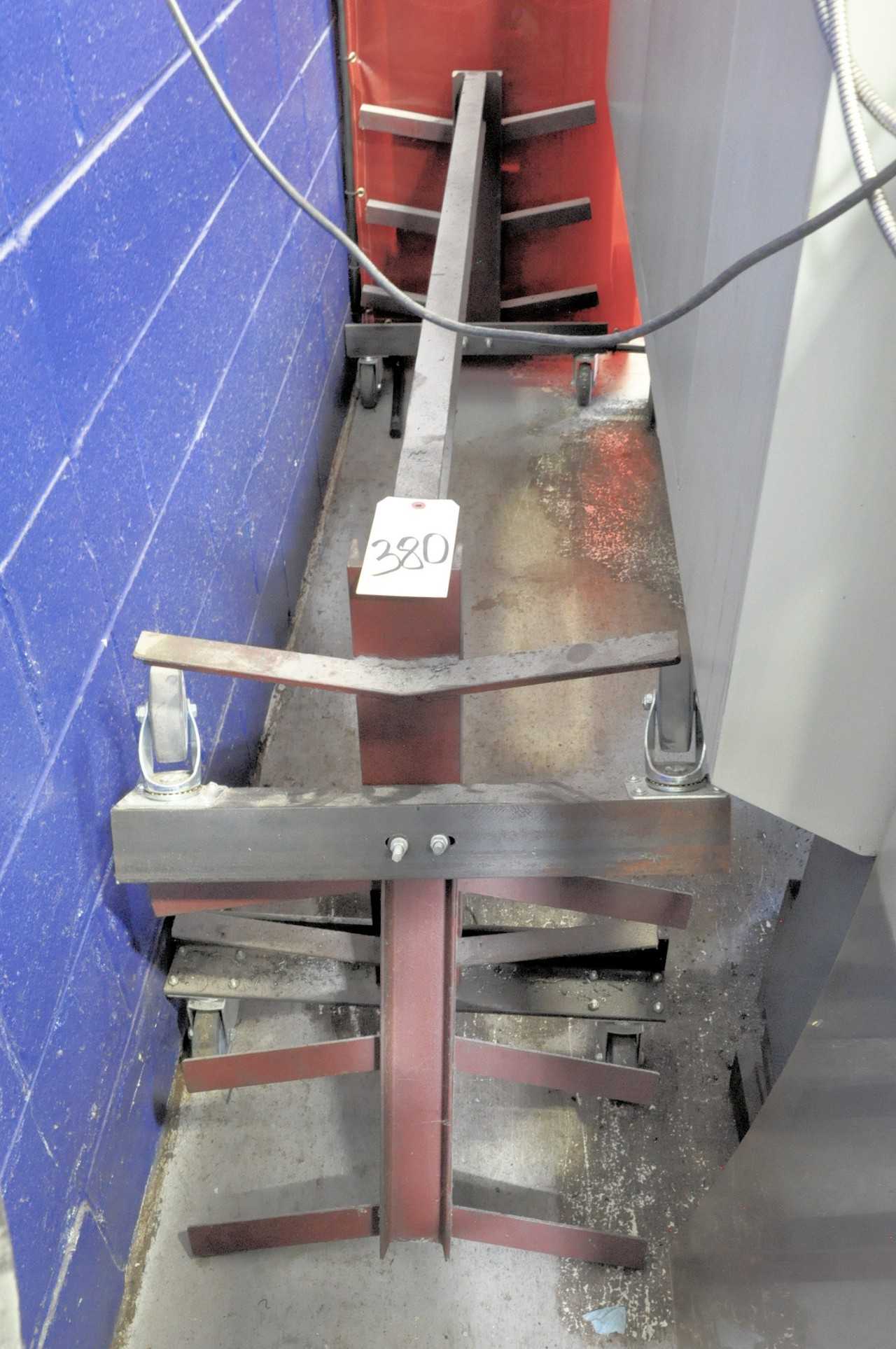 72" x 30" Portable Double Sided Cantilever Stock Rack, (Behind Lathe) - LATHES