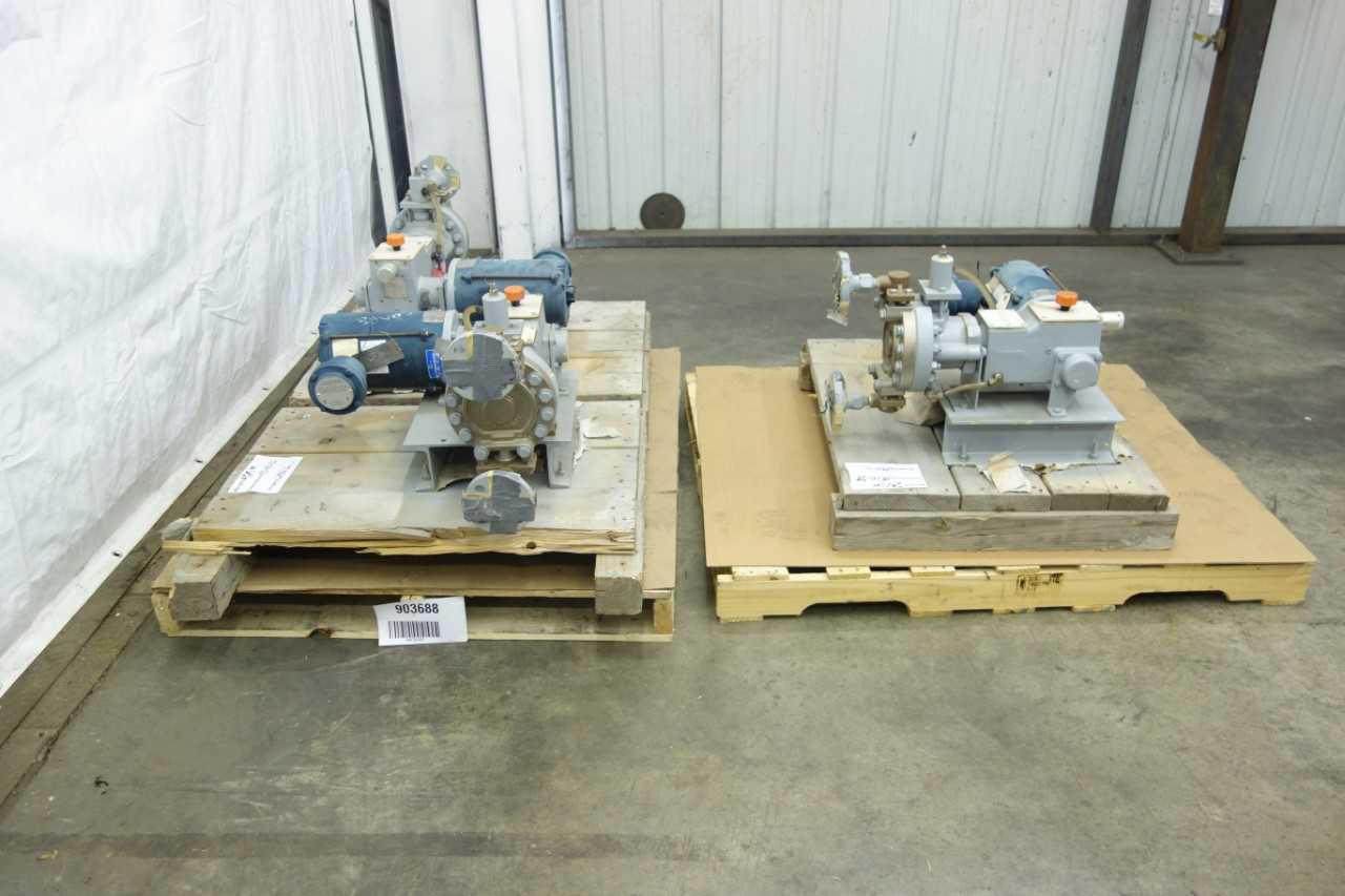LOT OF 3 MILTON ROY 15CCM4SE 11NN11 CENTRIFUGAL PUMPS - CENTRIFUGAL PUMP
