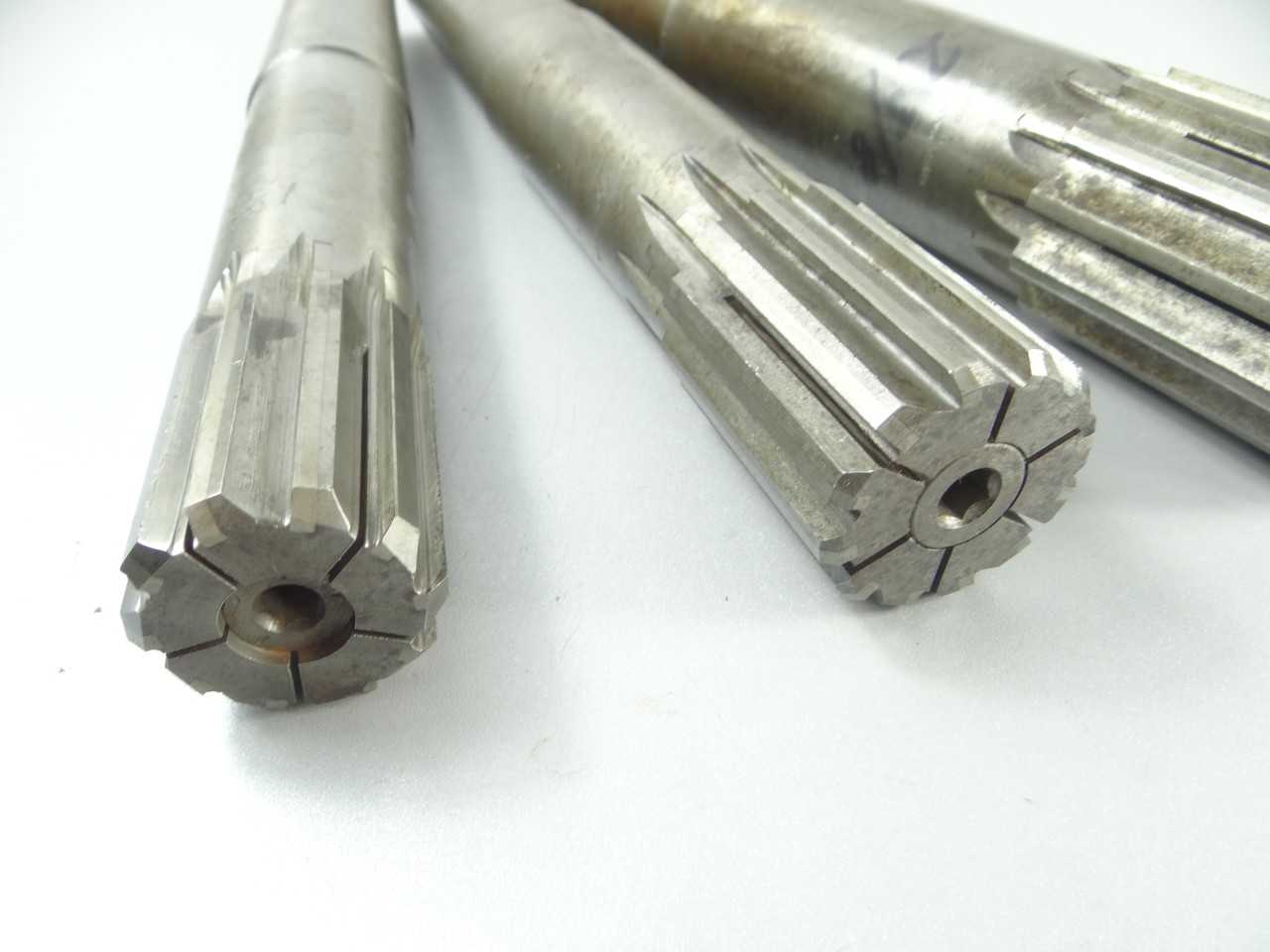 Lot of 3 Heavy Duty Carbide Tipped 5MT Expansion Reamers - MACHINING ACCESSORIES & TOOLING