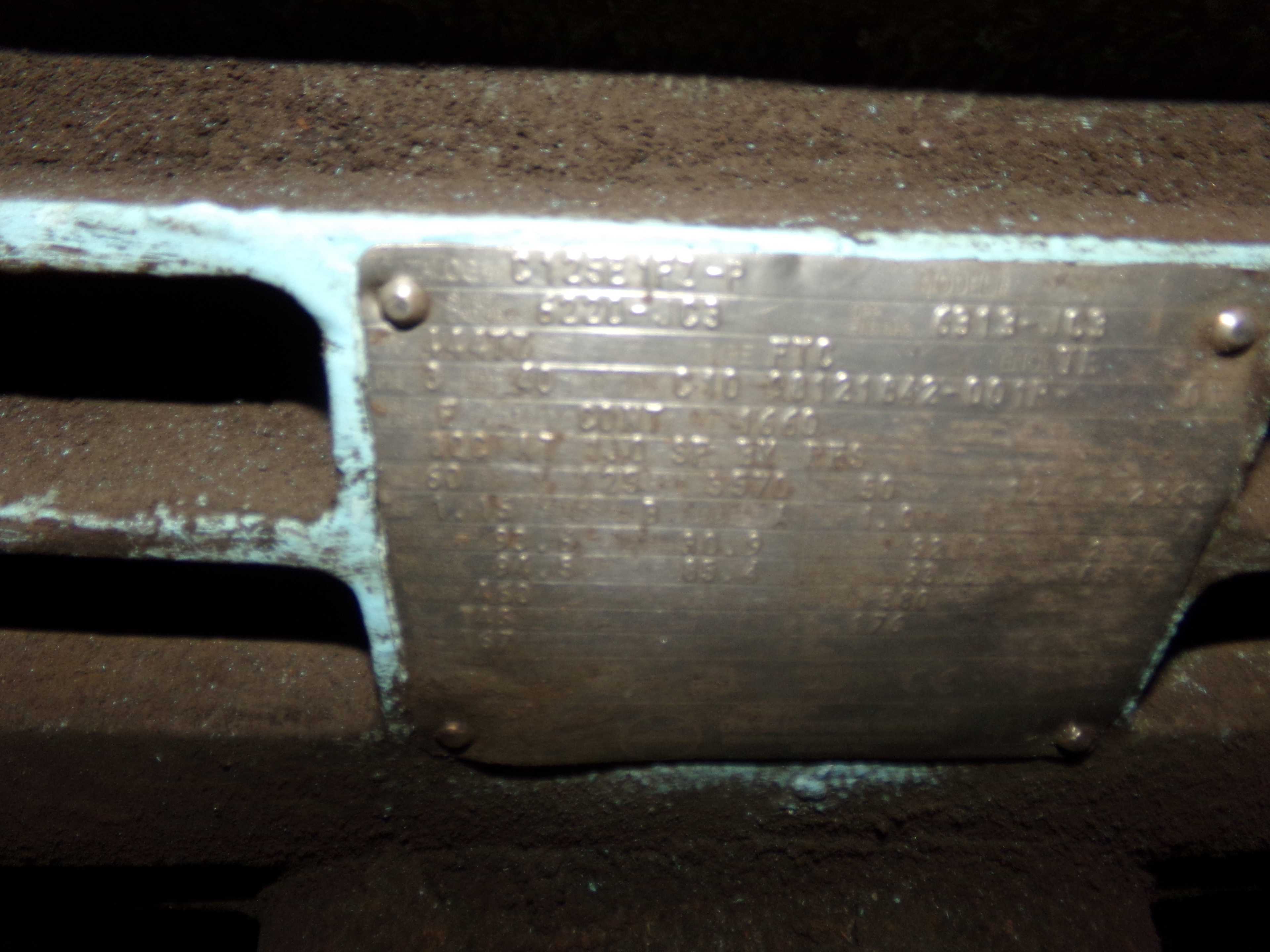 2011 GE FTC ELECTRIC MOTOR - ELECTRIC MOTORS