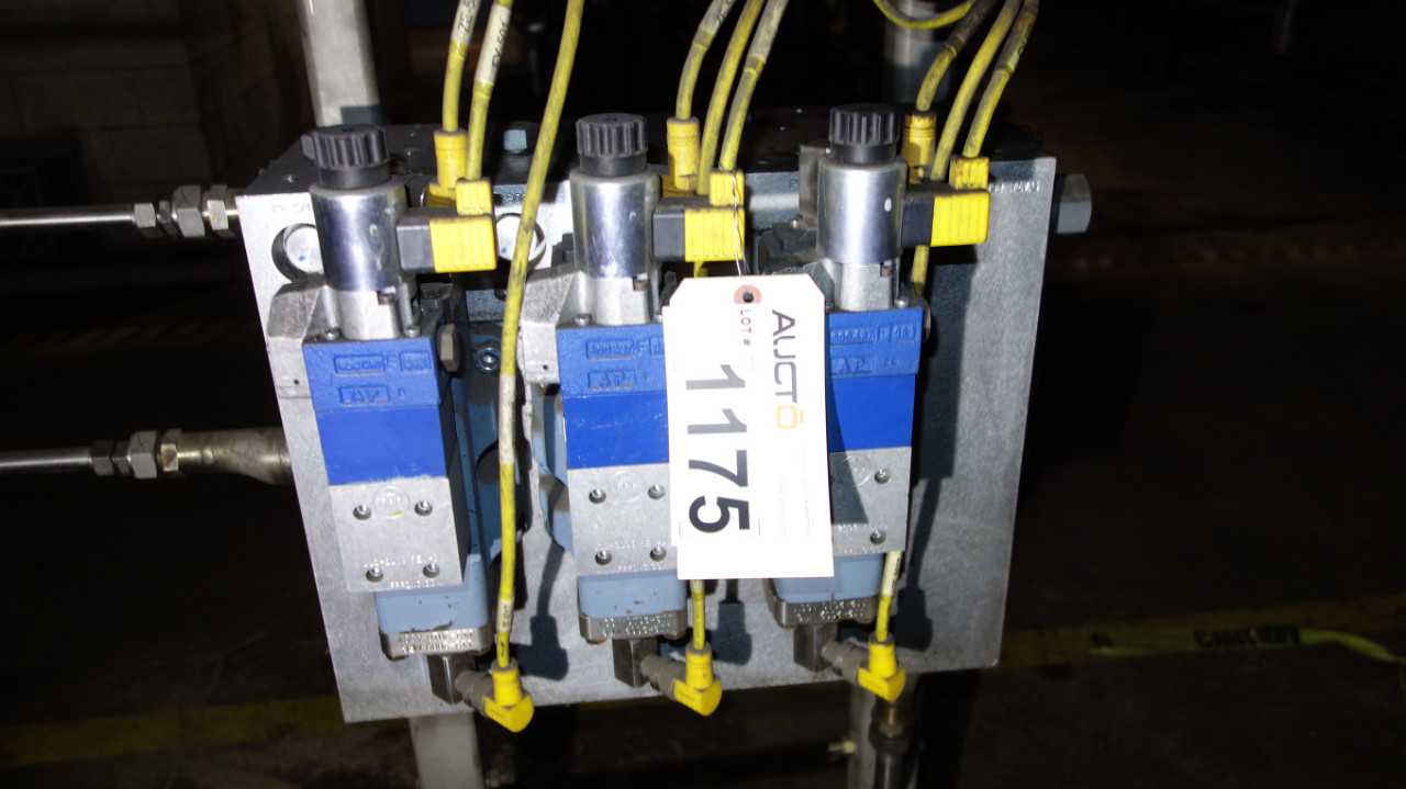 GE SIMPLEX TMA ETD HYDRAULIC MANIFOLD, 3X REXROTH - PNEUMATIC VALVE