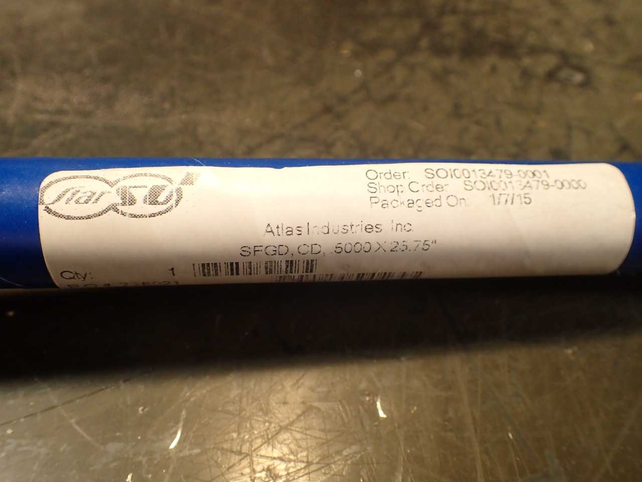 Star 1/2" x 25.75" OAL Carbide Tipped Coolant Fed Gun Drill: No Internal Thread - MACHINING ACCESSORIES & TOOLING