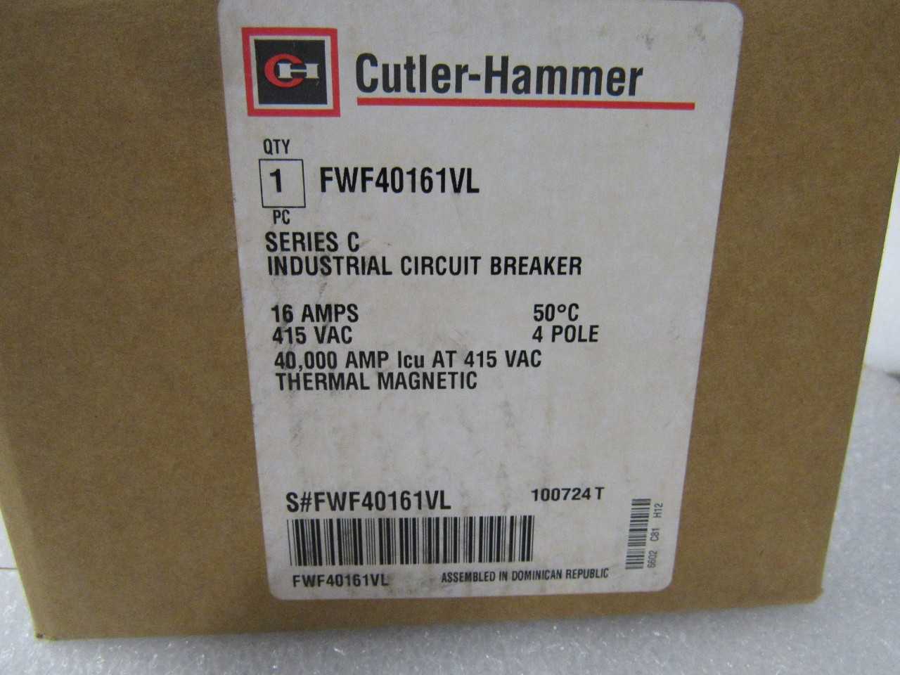 Eaton Breakers - CIRCUIT BREAKERS