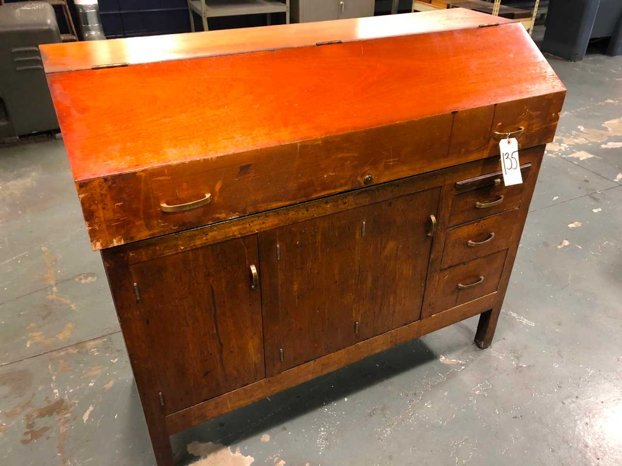 Moore Mahogany Cabinet - TOOL STORAGE