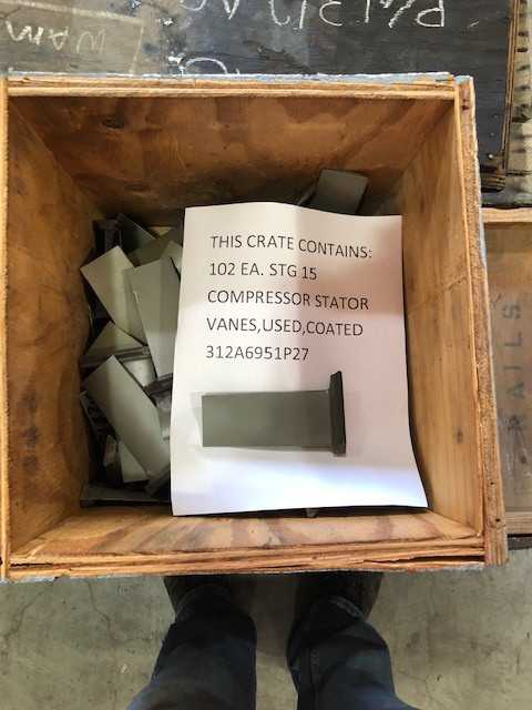 Stage 15 Compressor Stator Vanes - STEAM TURBINES