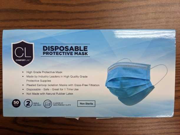 1 Lot of New Protective Face Masks with Ear Loops - MISCELLANEOUS