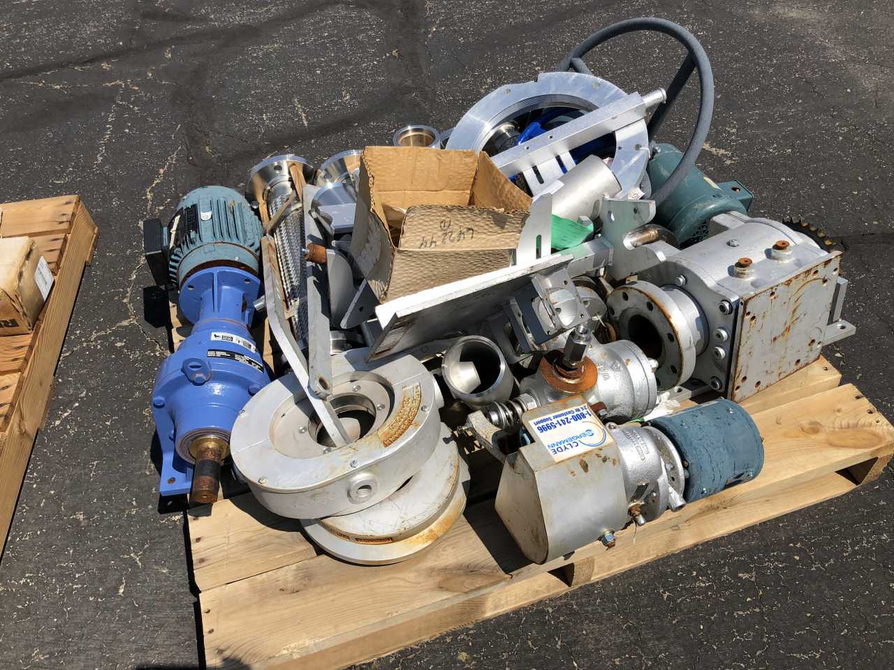 Miscellaneous Items; motors, couplings, strainers - ELECTRIC MOTORS