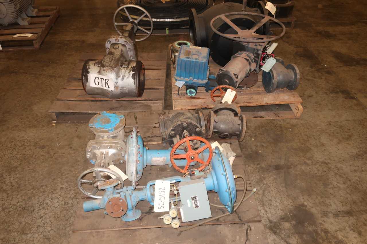 3 PALLETS OF ASSORTED VALVES & VALVE PARTS - VALVES