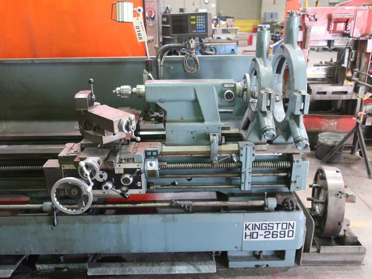 Engine lathe, 26" x 90", Jenix DSC800 DRO, 15hp 220/440V-AC - LATHES