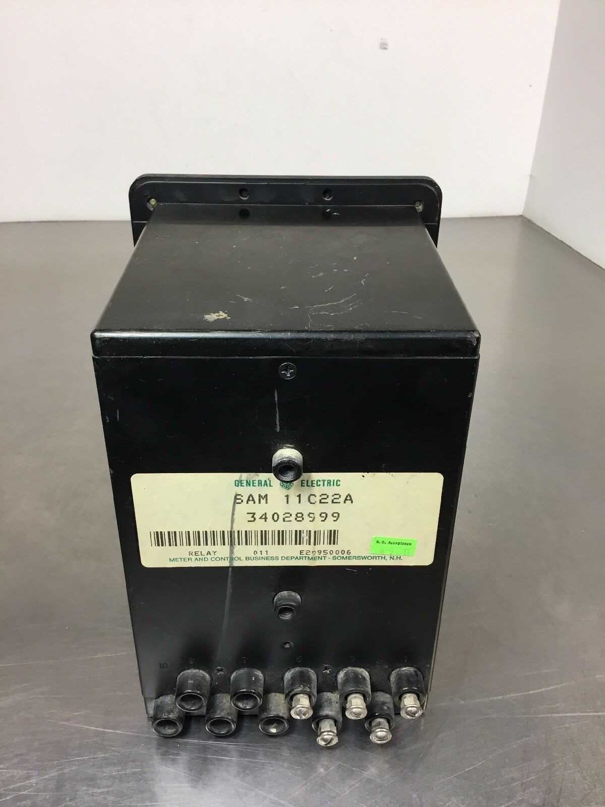 General Electric Static Timing Relay 12SAM11C22A - Used - Bench Tested - AUTOMATION & CONTROLS