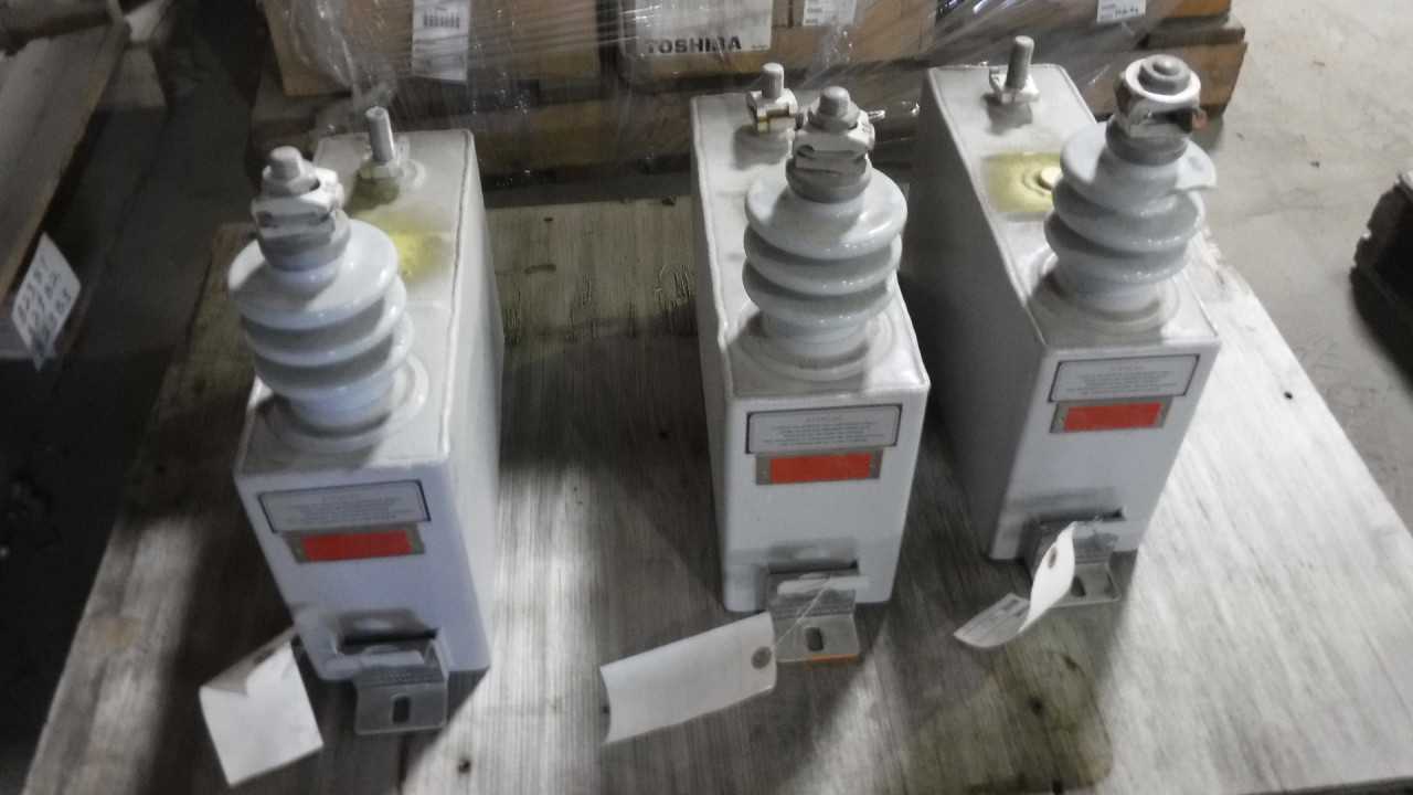 Lot of 60 KVAR 7200 Volt Inducon Capacitors - CAPACITORS