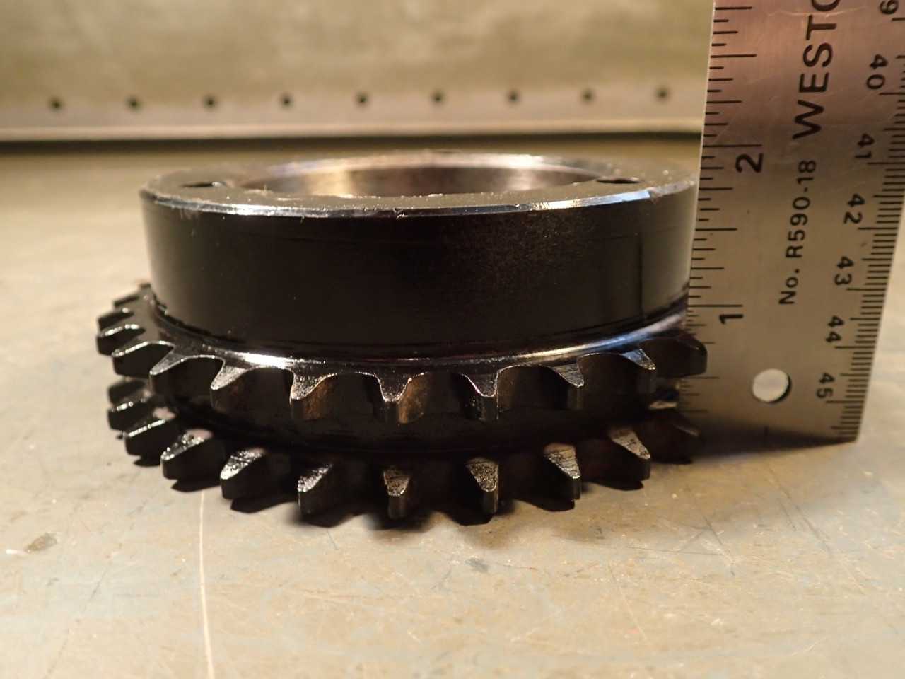 Browning D40Q30 #40 2-Strand Steel Chain Sprocket: Q1 Bushing Bore New Old Stock - SPROCKET