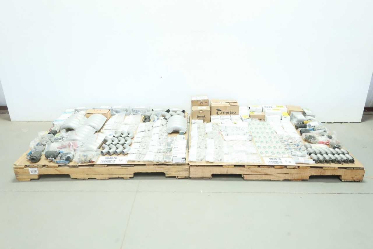 2 PALLETS OF ASSORTED BALL VALVES, FITTINGS, SOLENOID VALVES, VALVE POSITION INDICATORS, NEEDLE VALVES - VALVES