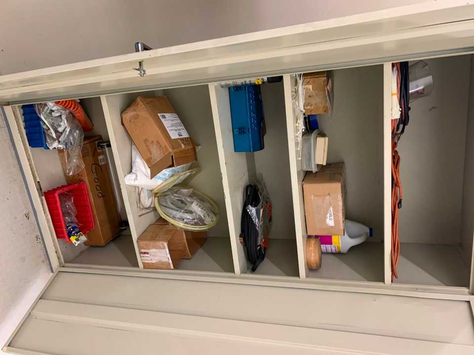 Cabinet W/ All Contents - TOOL STORAGE