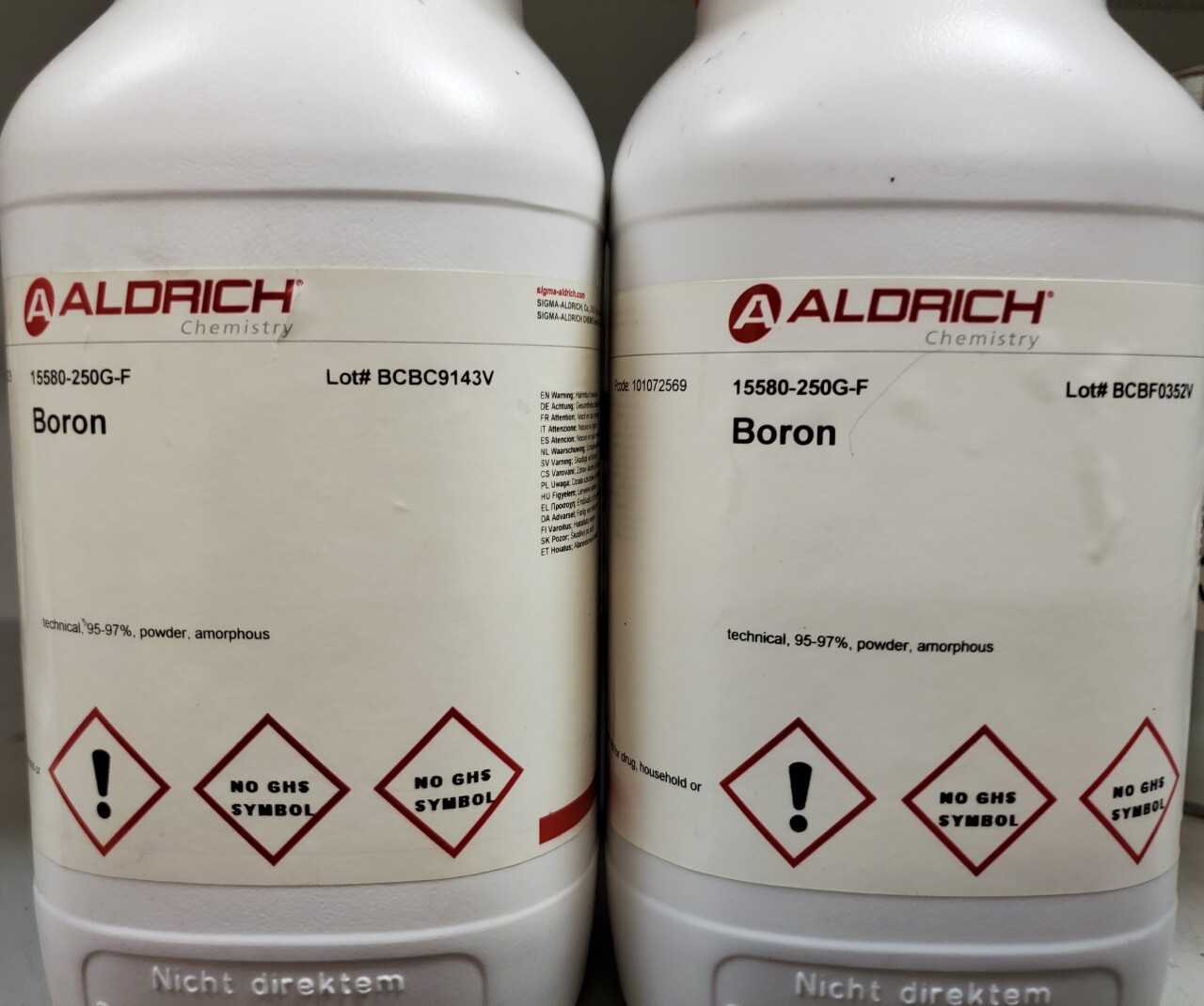 99% pure boron - 0.7 pounds - LAB & SCIENTIFIC