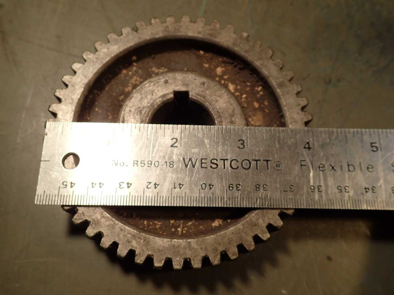 3-Piece Lot Lathe Change Gears: 1" Keyed Bore, 7/8" Thick 26 30 & 48 Tooth - LATHE PARTS