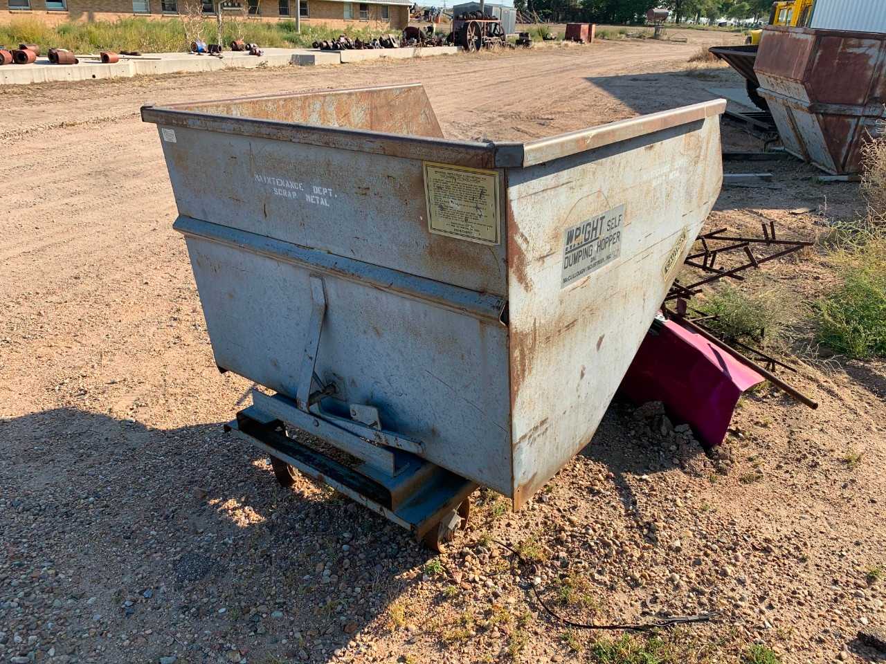 Forklift Dumping Bin - LIFTING ATTACHMENTS Forklift Dumping Bin - LIFTING ATTACHMENTS