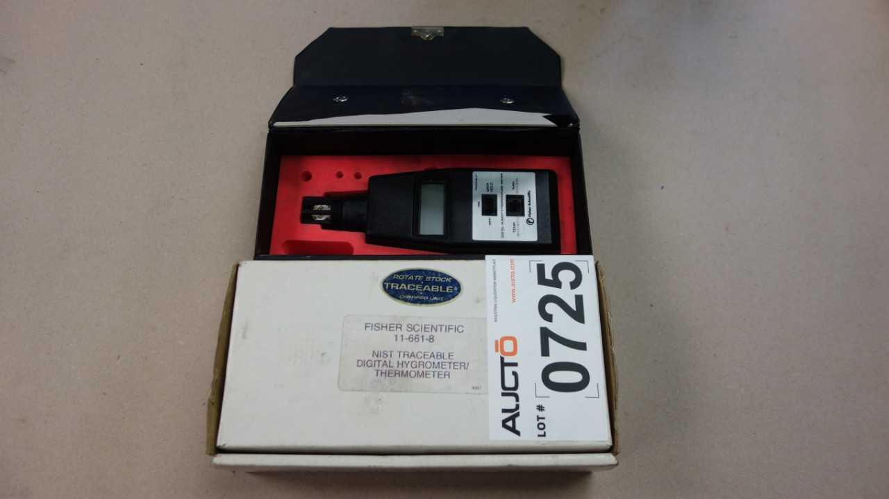 FISHER SCIENTIFIC 11-661-8 DIGITAL HYGROMETER/THERMOMETER - LAB & SCIENTIFIC