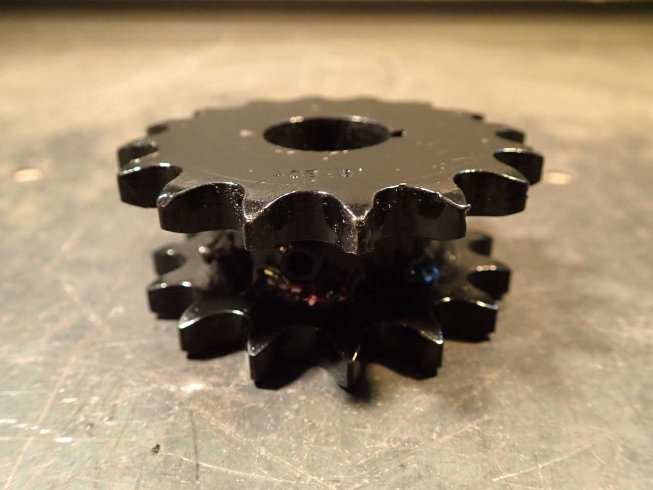 Diamond 40B16/40A15 2-Strand Steel Roller Chain Sprocket 16 x 15 Tooth 7/8" Bore - ROLLER CHAIN