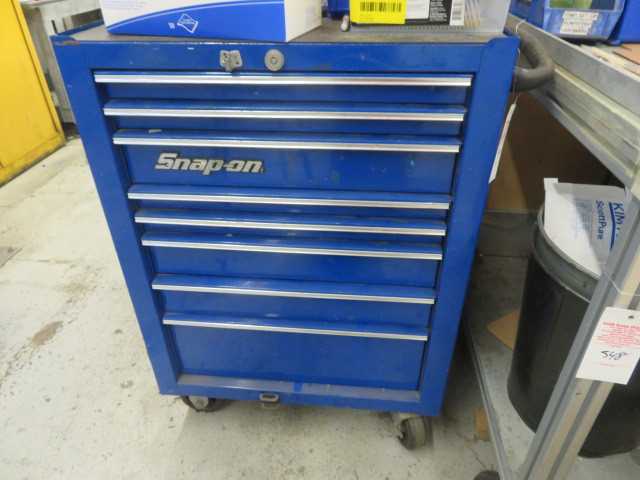 8 Drawer Snap On Tool Cabinet with contents - MISCELLANEOUS