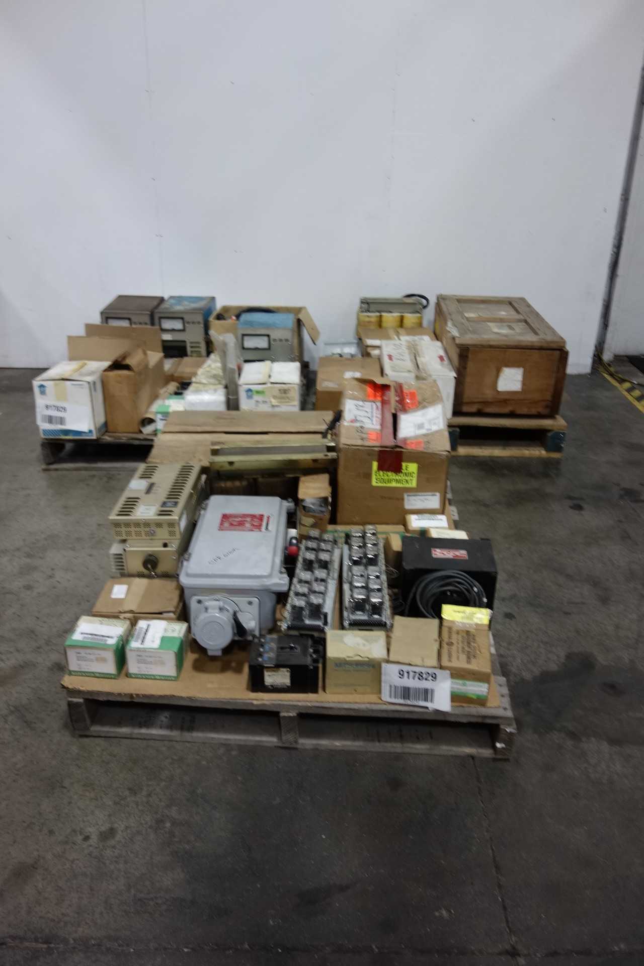 3 PALLETS OF ASSORTED ELECTRICAL - ELECTRICAL COMPONENTS