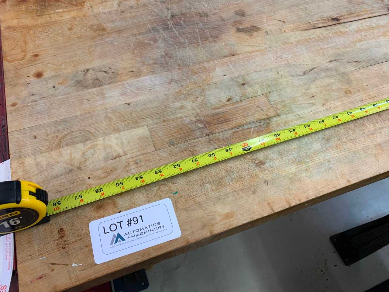 Butcher Block Workbench - PLANT & FACILITY