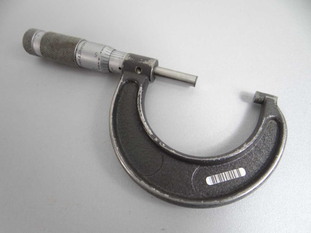 Brown And Sharpe 1 to 2 Outside Micrometer 0001 - MACHINING ACCESSORIES & TOOLING