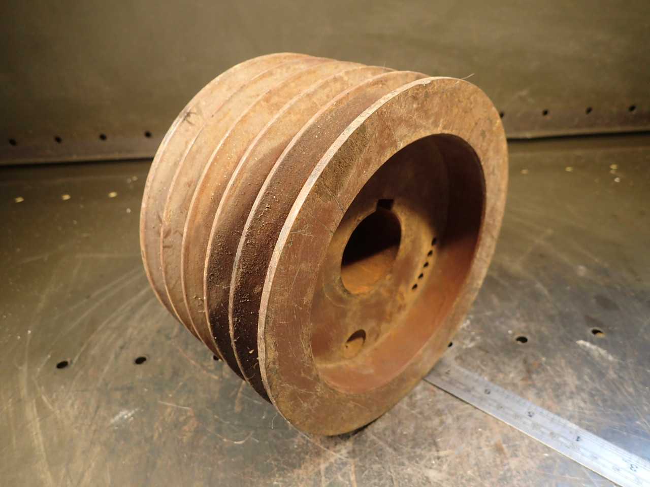 467-39 5-Belt A B AX BX Section V-Bellt Pulley Sheave 7-1/8" OD 1-7/8 Keyed Bore - PULLEY