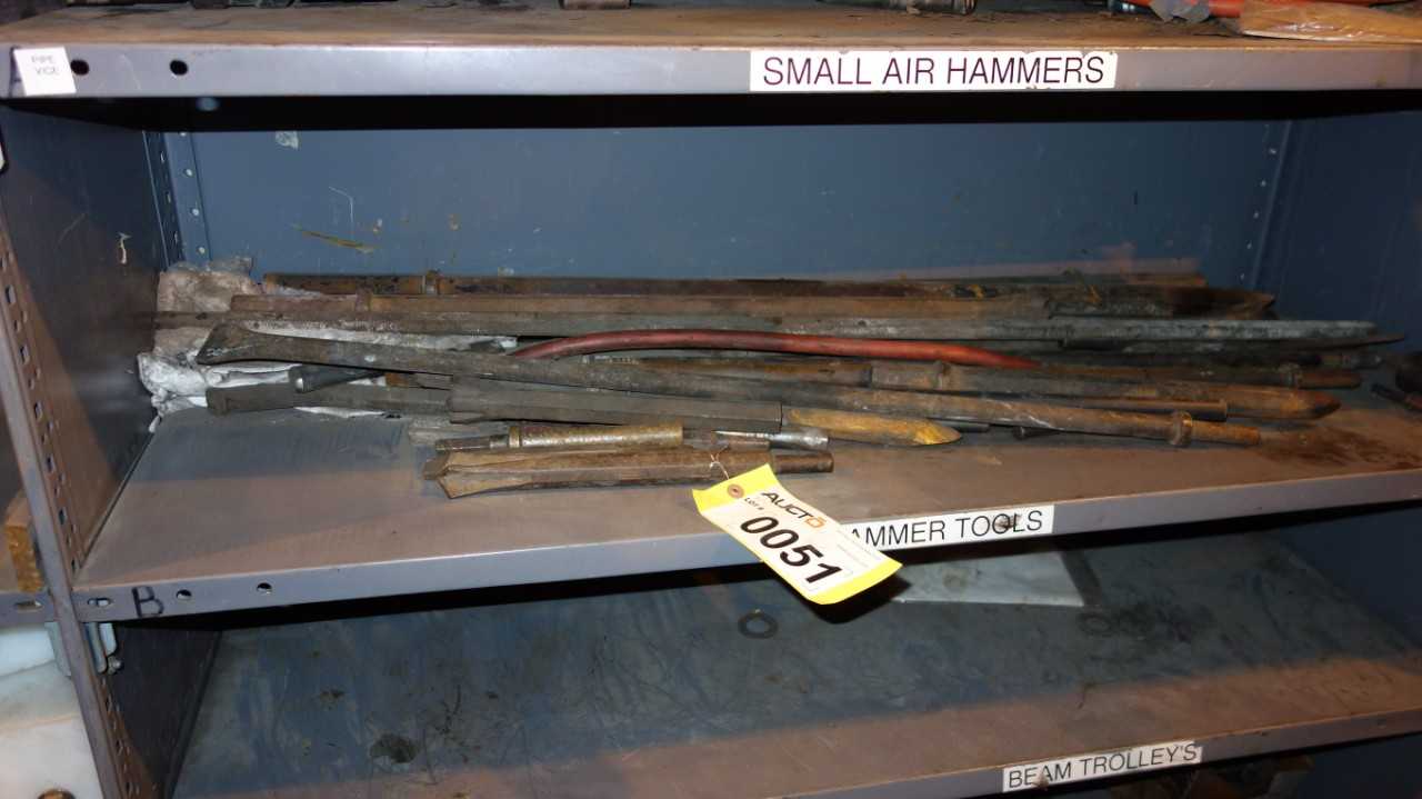 CONTENTS OF SHELF SECTION - MACHINING ACCESSORIES & TOOLING