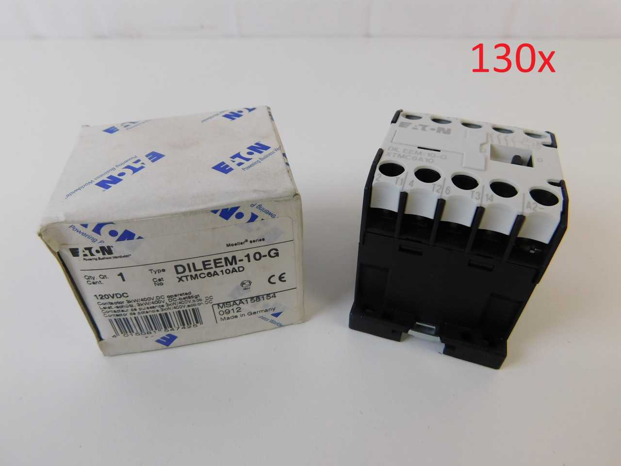 Lot of Quantity 130x XTMC6A10AD Mini Non-Reversing Contactors - CONTACTORS