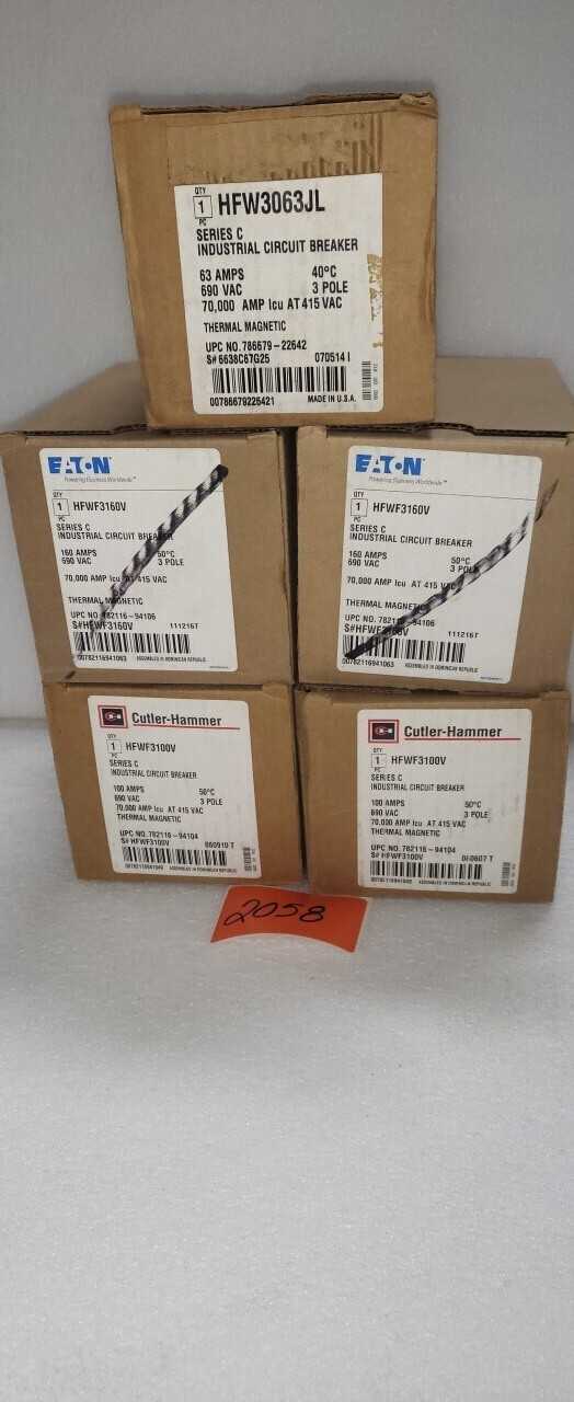 NEW SURPLUS BREAKERS FOR SALE - MISCELLANEOUS