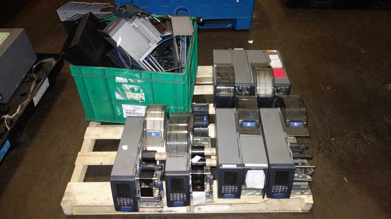 1 PALLET OF INTERMEC PM23C DIRECT THERMAL PRINTERS & PARTS - PACKAGING