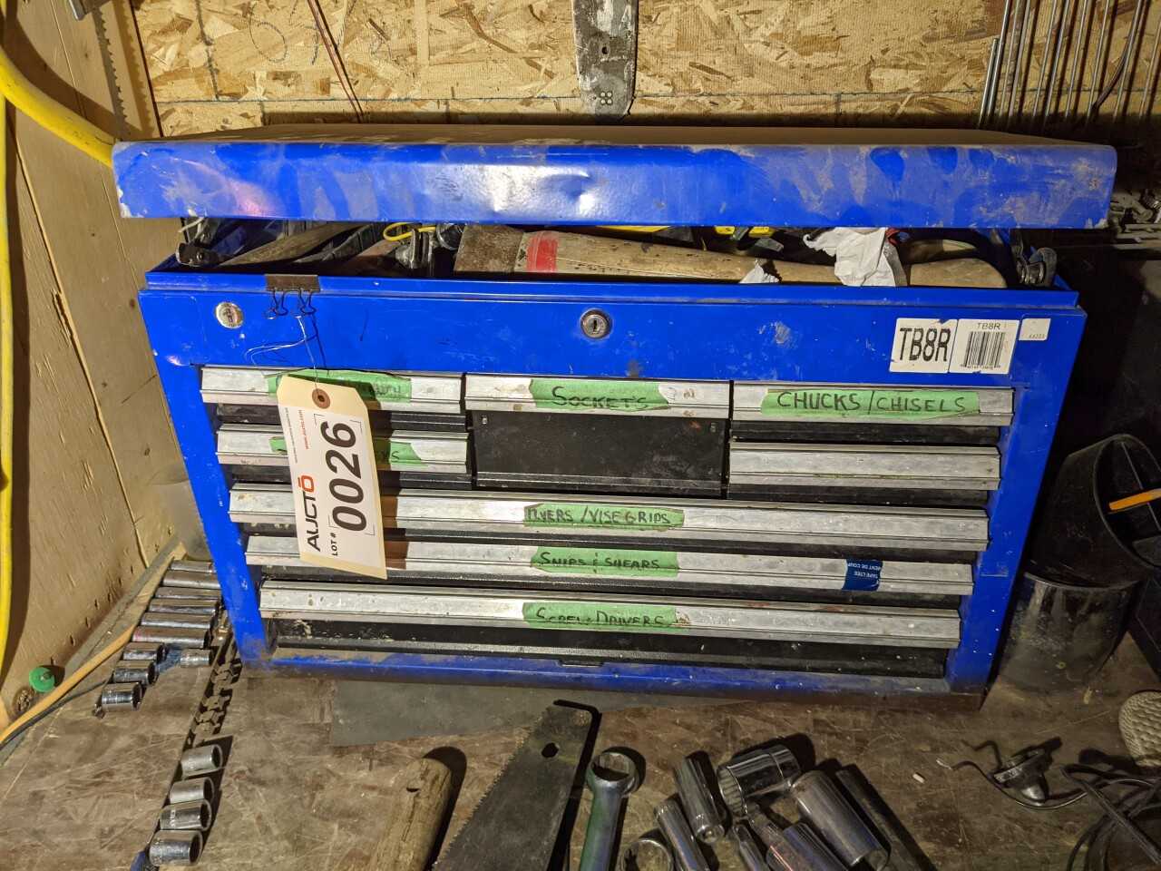 Westward toolbox with hand tools - TOOL STORAGE