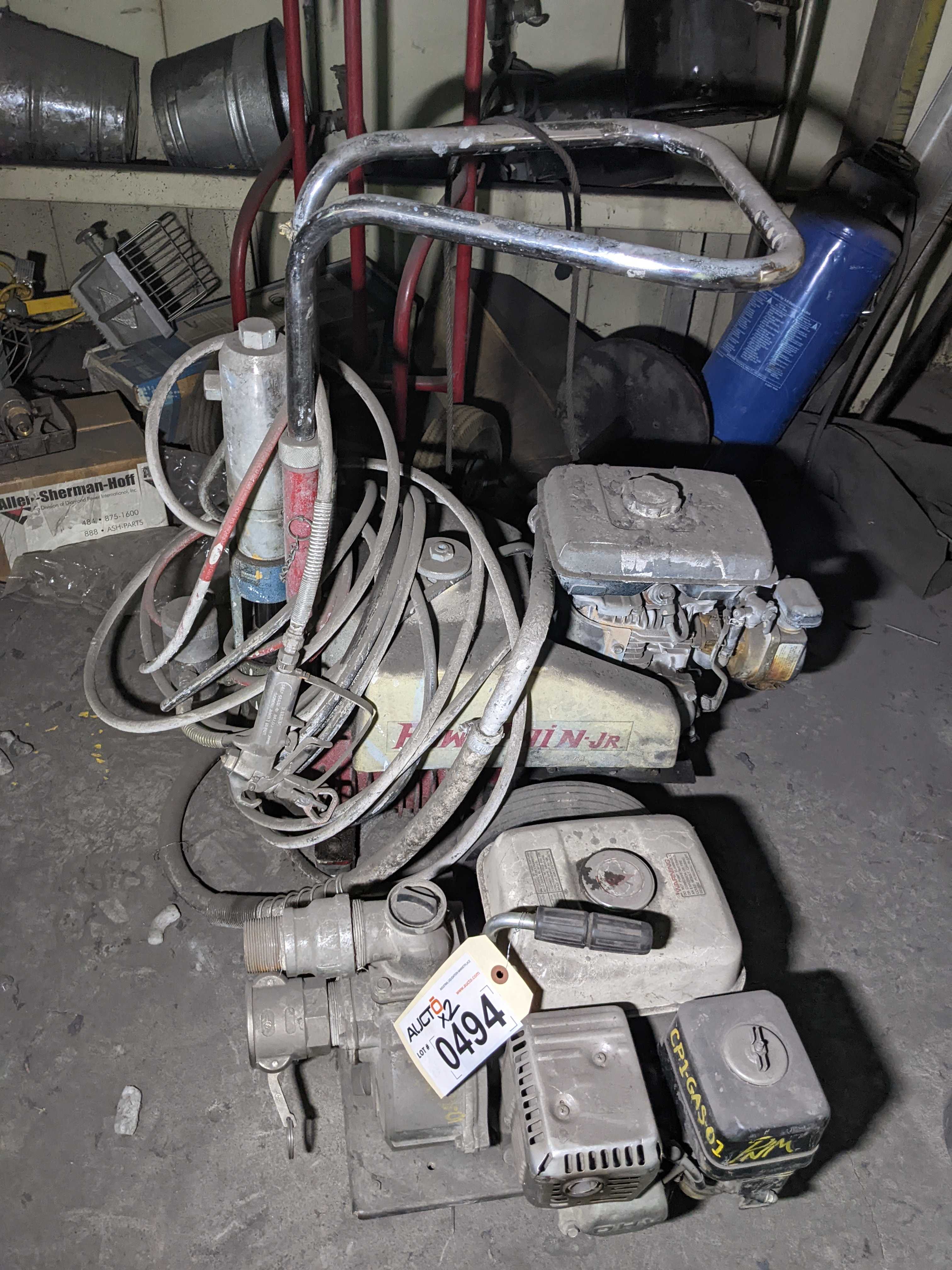 LOT OF TWO PAINT SPRAYER AND WATER PUMP - PLANT & FACILITY EQUIPMENT