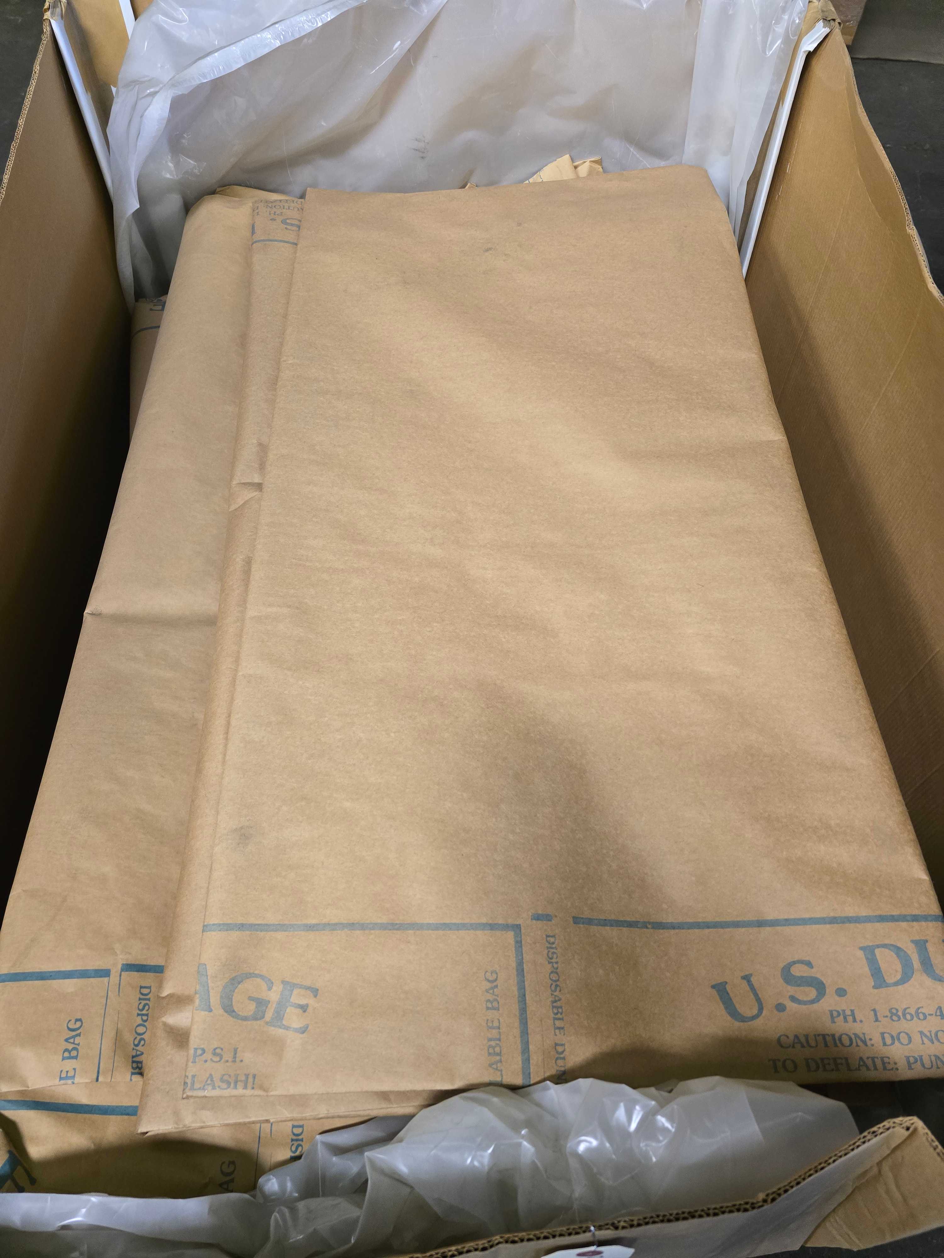 LOT OF 48" X 96" 2 PLY DUNNAGE BAGS - INDUSTRIAL PARTS