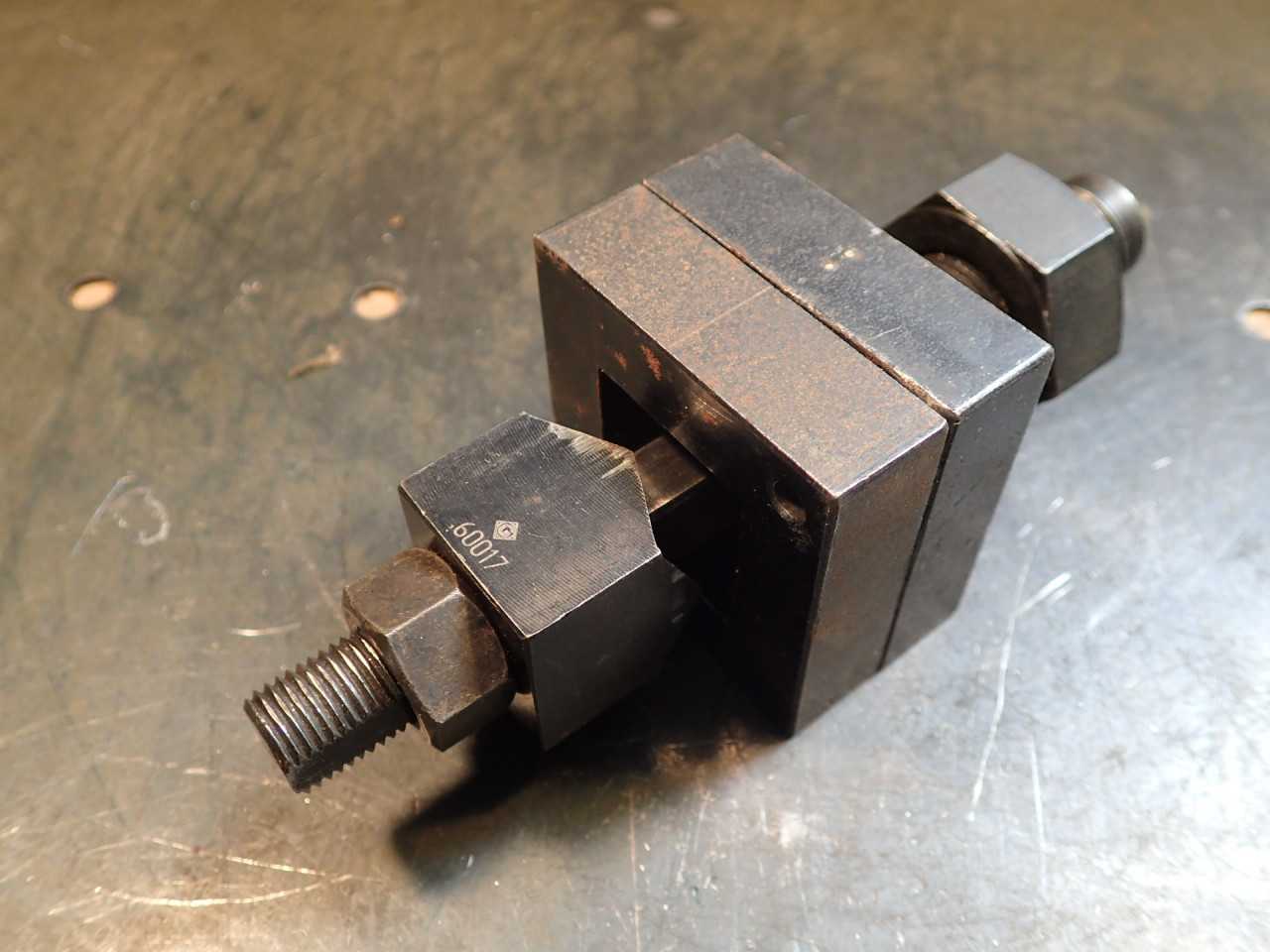 Greenlee Radio Chassis 1" Square Knockout Punch & Die Set 60017 60018, Used Good - ELECTRIC POWER TOOLS