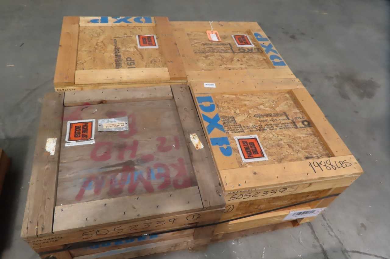 LOT OF 4 DXP QUADNA DAVIDSON HOWDEN 5299-D62 GR 4 12IN BORE BEARING LINERS - BEARINGS