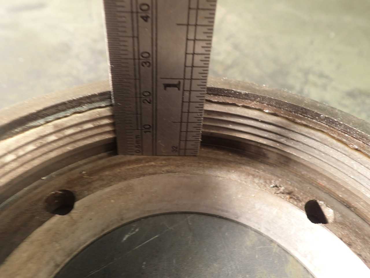 Brown & Sharpe 23A Collet Chuck Nut Nose 4-3/4" OD 4-1/4" -10TPI Thread 42-21237 - HOLEMAKING TOOLS