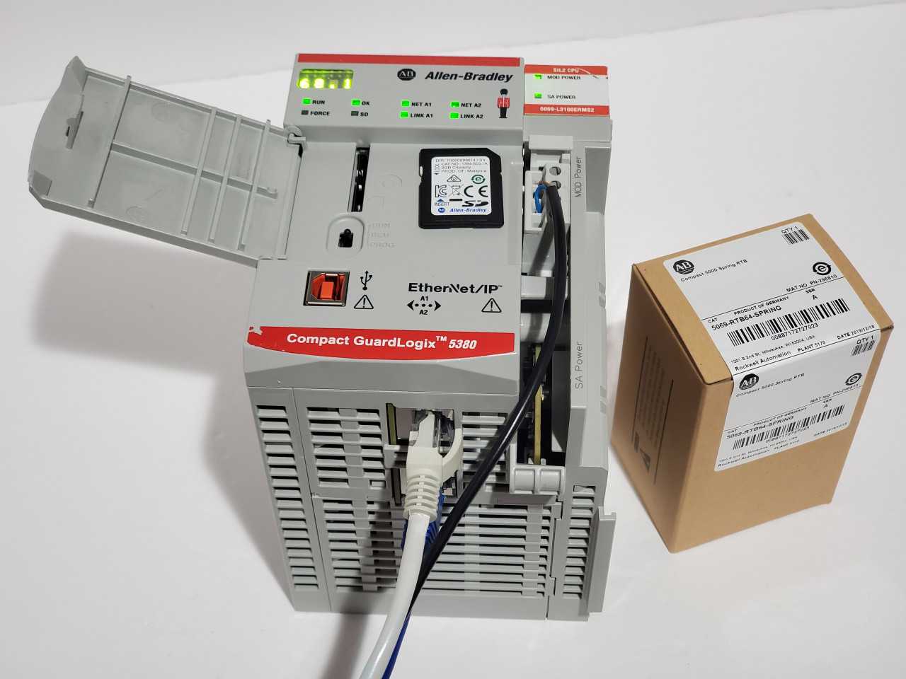 Allen Bradley CompactLogix 5069-L3100ERMS2 Plus Brand new 5069-RTB64 Spring - AUTOMATION & CONTROLS Allen Bradley CompactLogix 5069-L3100ERMS2 Plus Brand new 5069-RTB64 Spring - AUTOMATION & CONTROLS